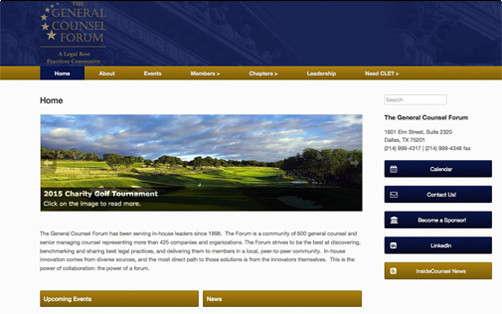 The General Counsel Forum Website